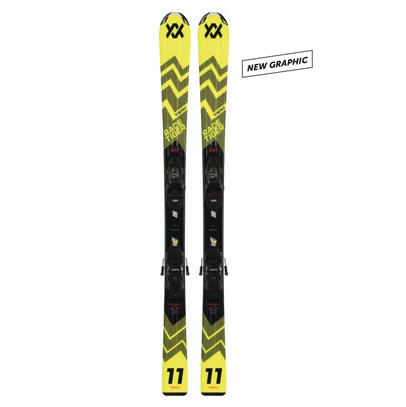 NOVÉ LYŽE VOLKL RACETIGER JR YELLOW 130CM --MODEL 2025--